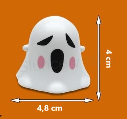 Autíčko halloween na setrvačník bilý duch (D955)
