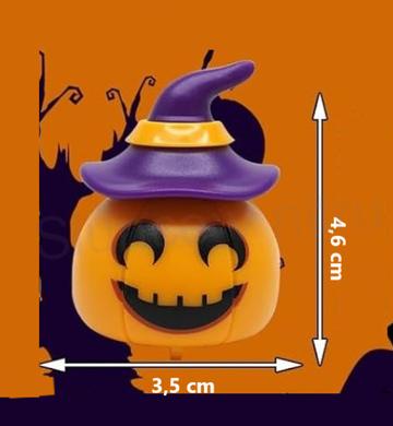 Autíčko halloween na setrvačník dýně fialový klobouk (D960)