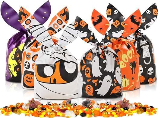 Párty sáček, pytlík Halloween 22 x 14 cm černý (E982)