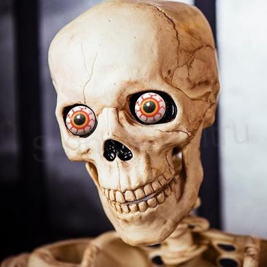 Halloween oční bulva, oko 2 kusy žluté černé (E985)