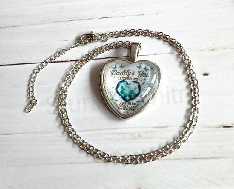 Náhrdelník srdce s andělskými křídly (BD884)