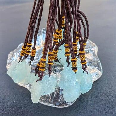 Minerální náhrdelník akvamarín CH (X1853)