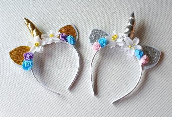 Čelenka do vlasů jednorožec Duhová (H639)