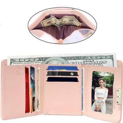 Dámská krátká peněženka z PU kúže (J43)