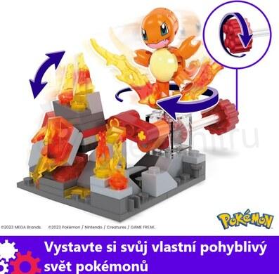 Mega Pokémon Glumandas ohnivé otáčení (D991)