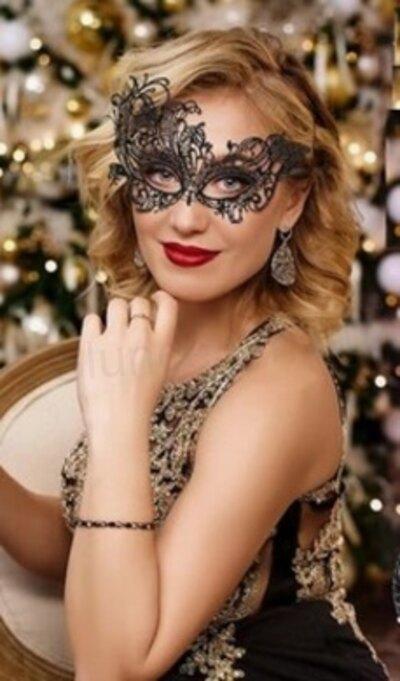 Dámská karnevalová, maškarní krajková maska | A (K560)