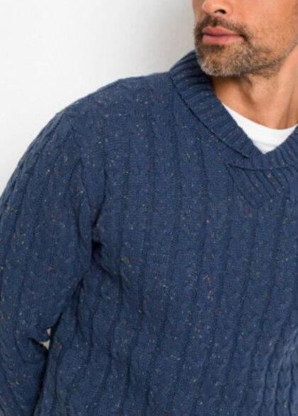 Pánský pletený svetr velikost 5 až 6 XL (K563)