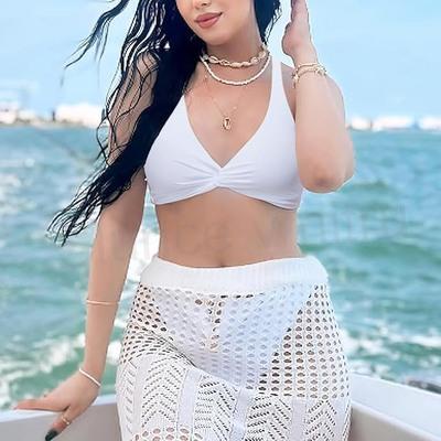 Push Up bikiny horní díl na zavazování velikost M (K575)