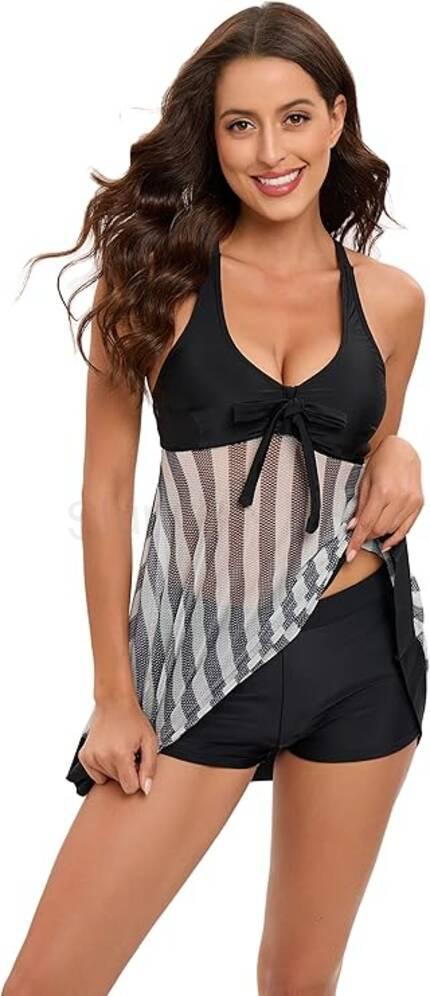 Dámské koupací plavky tankini velikost S (K577)