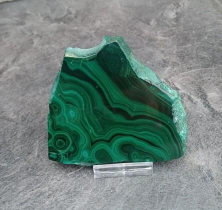 Malachit plátek 356 g (Kongo, Afrika) (X1938)