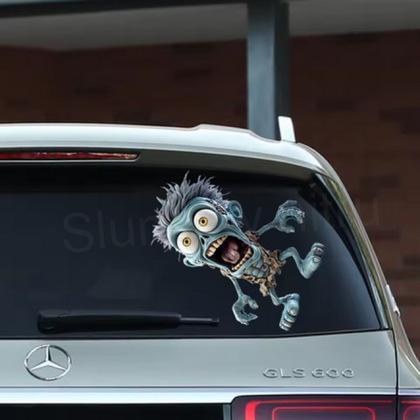 Samolepky na auto zombie muž (E1007)