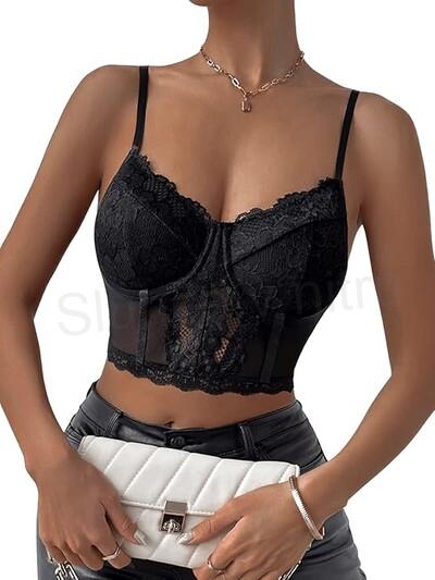 Dámský top s odhaleným bříškem velikost M (K599)