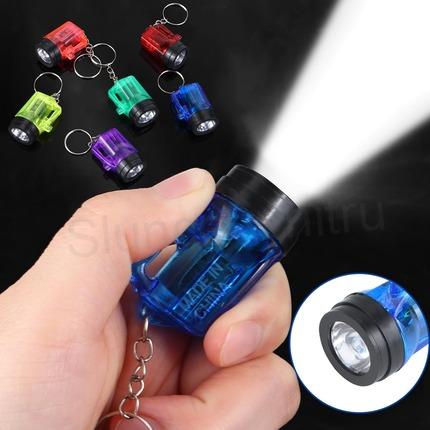 Kličenka, přívěšek mini kapesní sviticí baterka zelená (HB658)