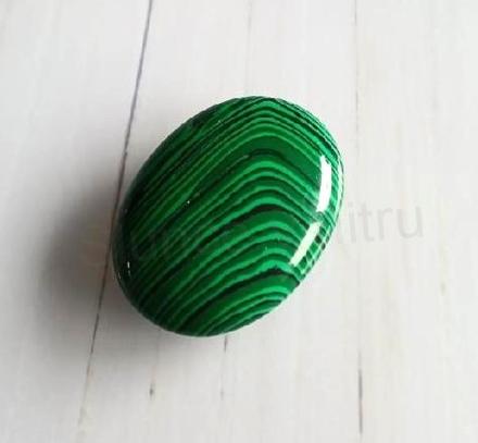 Minerální masažní kámen, mýdlo, hmatka malachit 33 g (X1945)