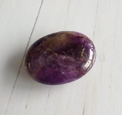 Minerální masažní kámen, mýdlo, hmatka ametyst 36 g (X1955)
