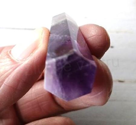 Ametyst broušená špice 54 mm | 15.9 g (X1993)