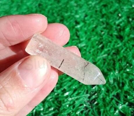 Rutil v křišťálu špice 48 mm | 9 g (X2004)