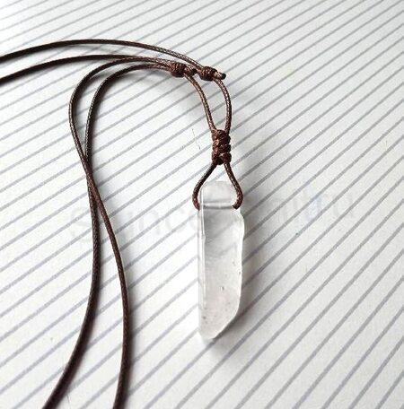 Křišťálový náhrdelník na nastavitelné šňůrce (X2019)