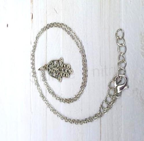 Náhrdelník s přívěskem Ruka Fatimy, Hamsa (BD915)