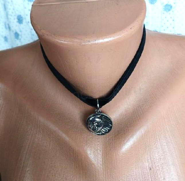 Náhrdelník choker slunce a měsíc (BD942)