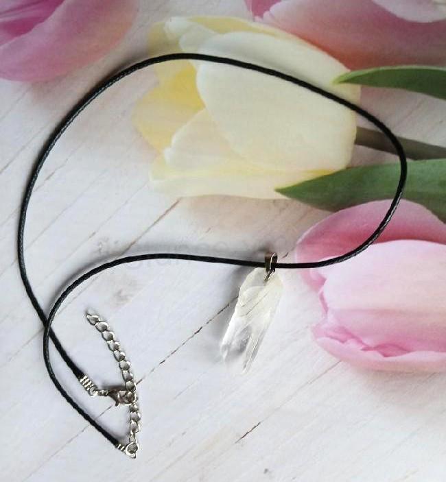 Náhrdelník křišťál špice 6,3 g - (Brazílie) (X2117)