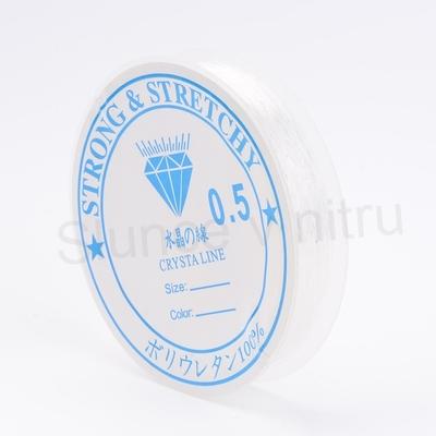 Pruženka kulatá (12,5 m) - čirá 0,5 mm (N160)