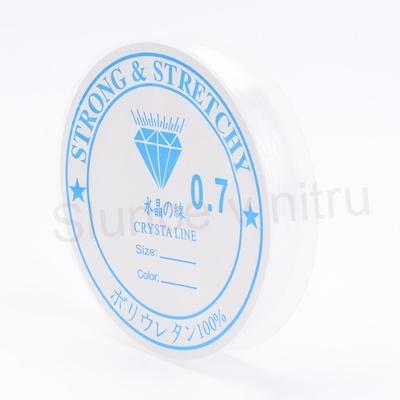 Pruženka kulatá (8,5 m) - čirá 0,7 mm (N161)