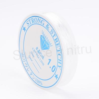 Pruženka kulatá (4,5 m) - čirá 1 mm (N162)