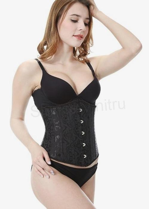  Dámský ozdobný zeštíhlující korzet velikost L (K630)