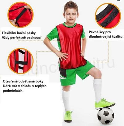 Dětské sportovní tréninkové vesty velikost S (W256)