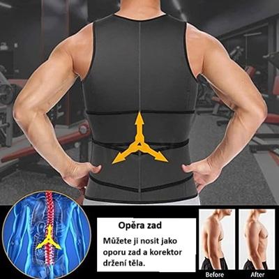 Pánská neoprenová vesta velikost L (K635)