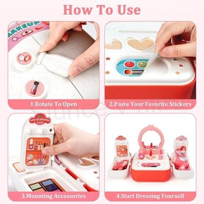 Make-up sada pro dívky, hračky s batohem (D1139)