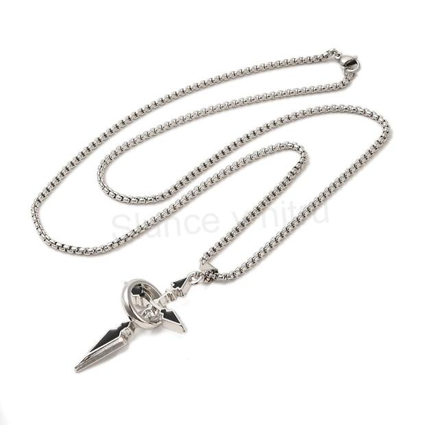 Náhrdelník s přívěskem kříž nerezová ocel (BD996)