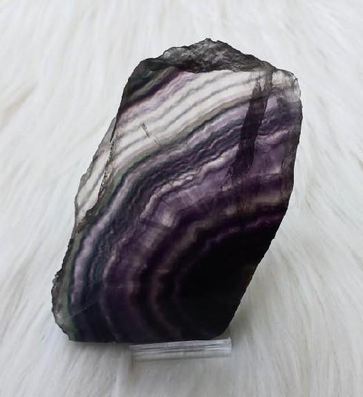 Fluorit leštěný plátek 266 g (X2153)