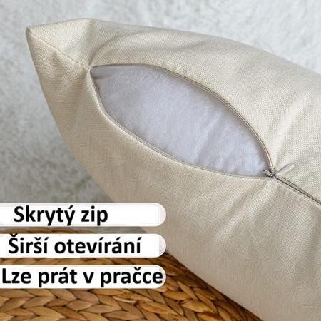 Potah, povlak na polštář veselé dýně 50 x 50 cm (S17)