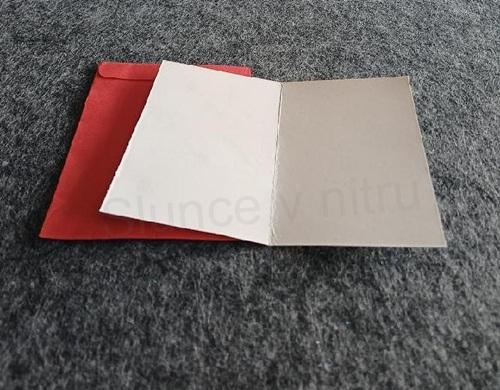 Vánoční jmenovka, kartička na dárky kytička (E1043)