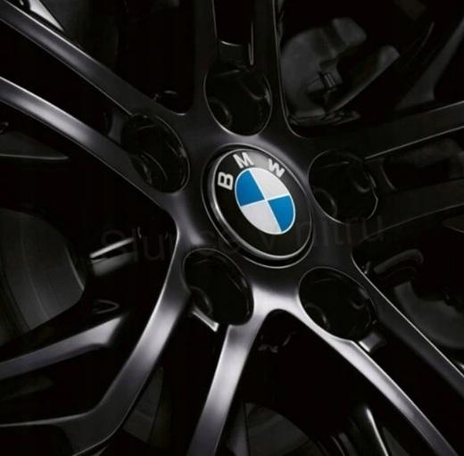 Středová krytka na kola BMW modrá cca 56 mm (L61)