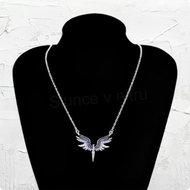 Řetízkový náhrdelník s přívěskem anděla (BD1003)