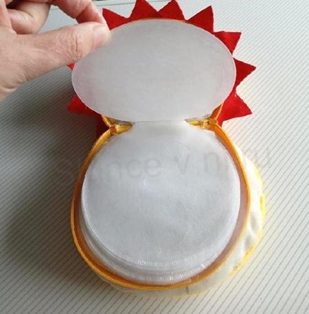 Plyšová hračka, polštářek sluníčko 21 cm (D1147)