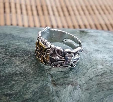 Pánský prsten křííž velikost 61 (BP566)