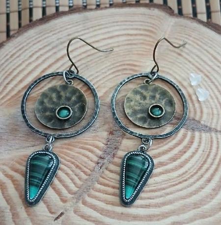 Visací ozdobné kované náušnice (BB923)