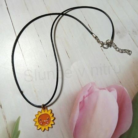 Šňůrkový náhrdelník slunce (BD1029)