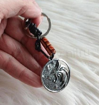 Klíčenka, přívěsek na klíče vlk, Geralt (H737)