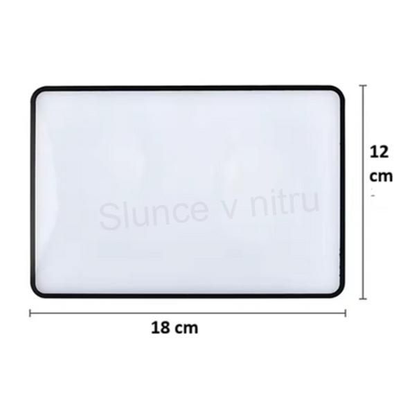 3 x Lupa, přenosná karta ultra tenké PVC (L63)