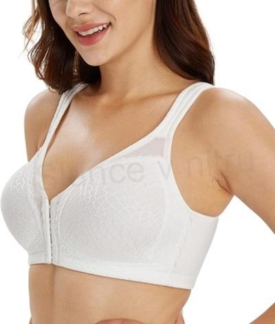 Dámská podprsenka bez kostic, zapinání vpředu velikost 95F (K681)
