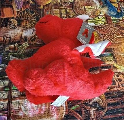 Plyšová hračka červený drak 26 cm (D1150)