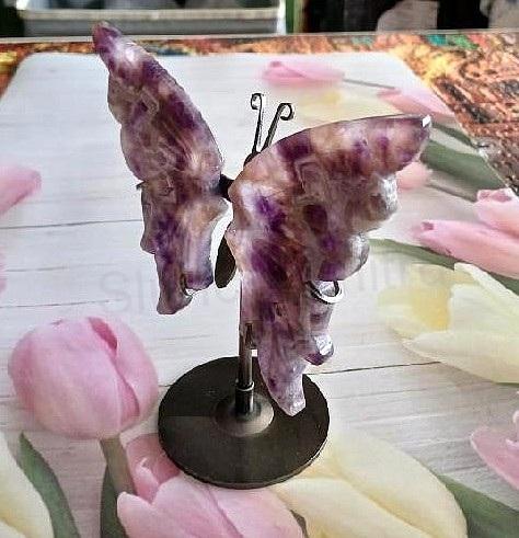 Motýlí křídla – hradbový ametyst 145 g (X2192)