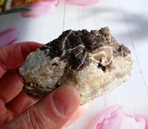 Ametyst – morion drúza 191 g – Česká republika (X2194)