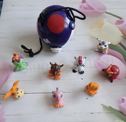 Sada digi pokémonů s pokéballem (D761)