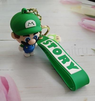 Postavička Super Mario 3D – klíčenka s gumovým poutkem (D763)